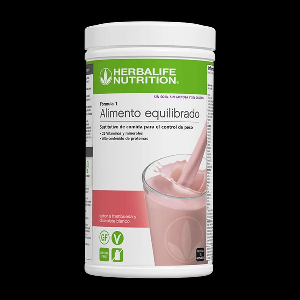 Fórmula 1 Sin - Frambuesa y chocolate blanco - 19 raciones