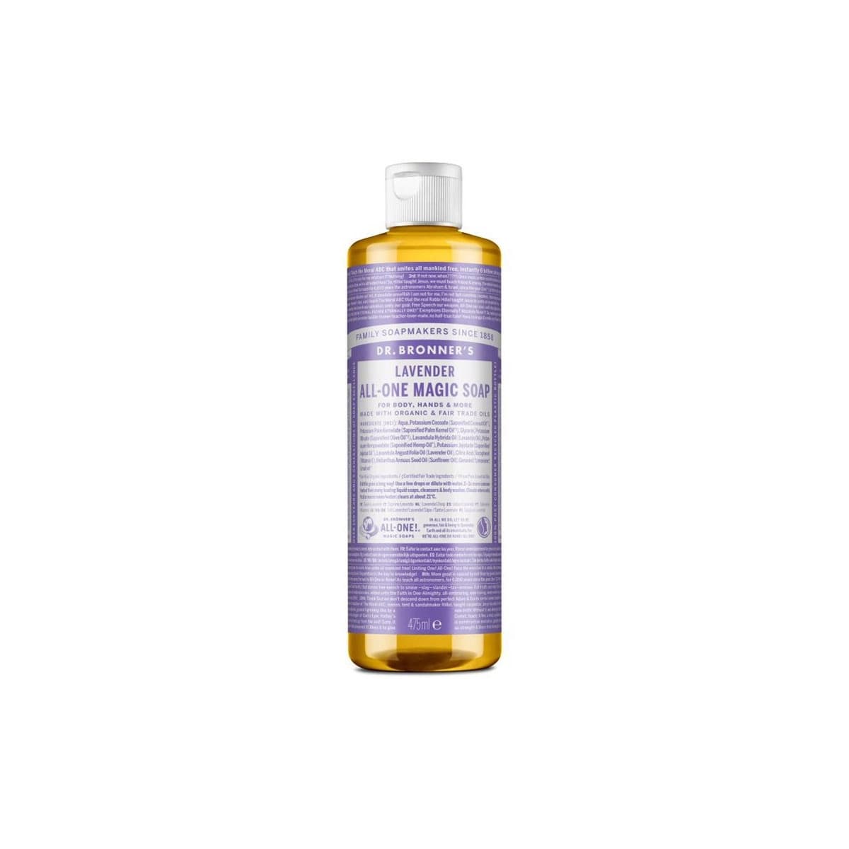 Jabon liquido lavanda bio 475ml Dr. Bronner's
