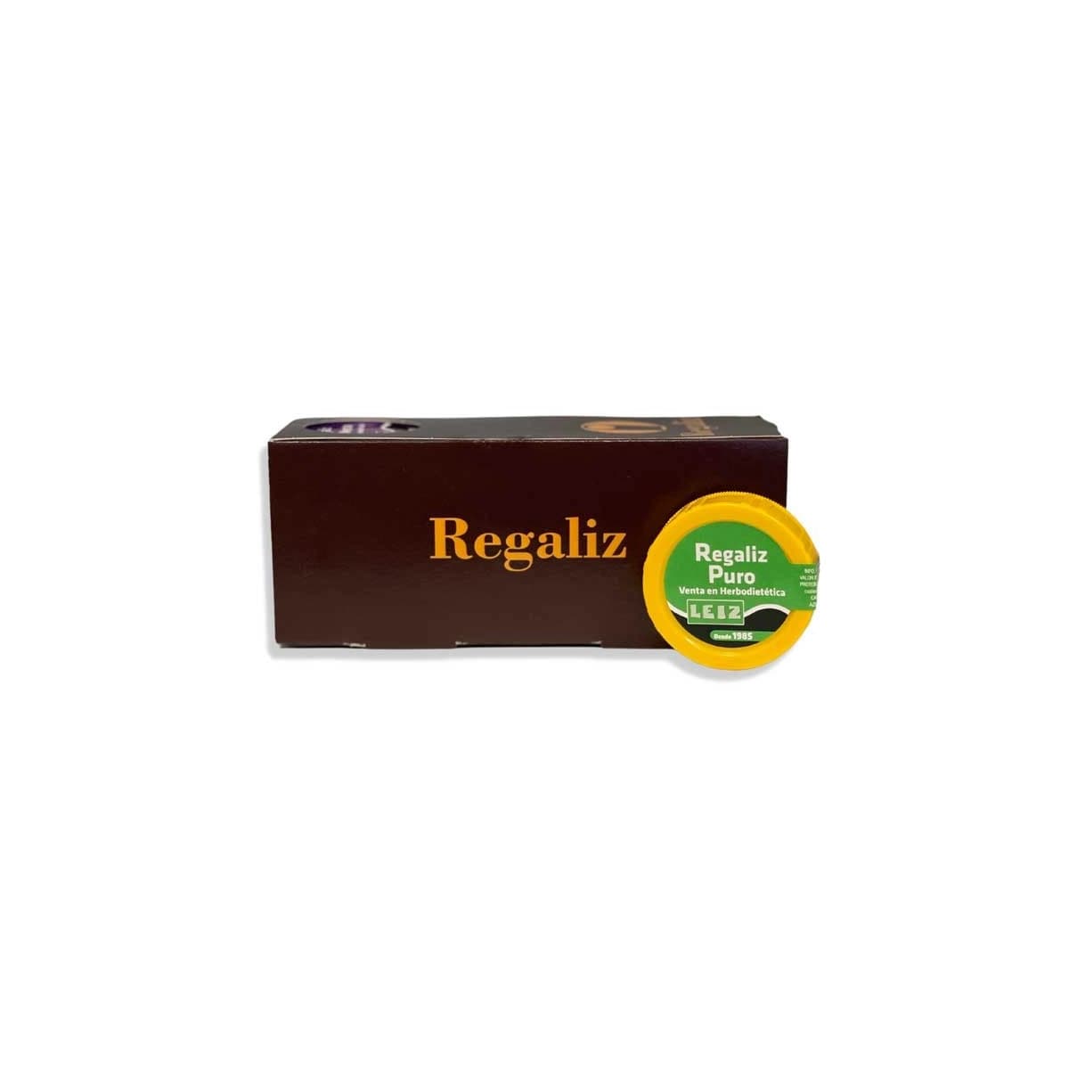 Pastillas de regaliz puro natural 10g Leiz