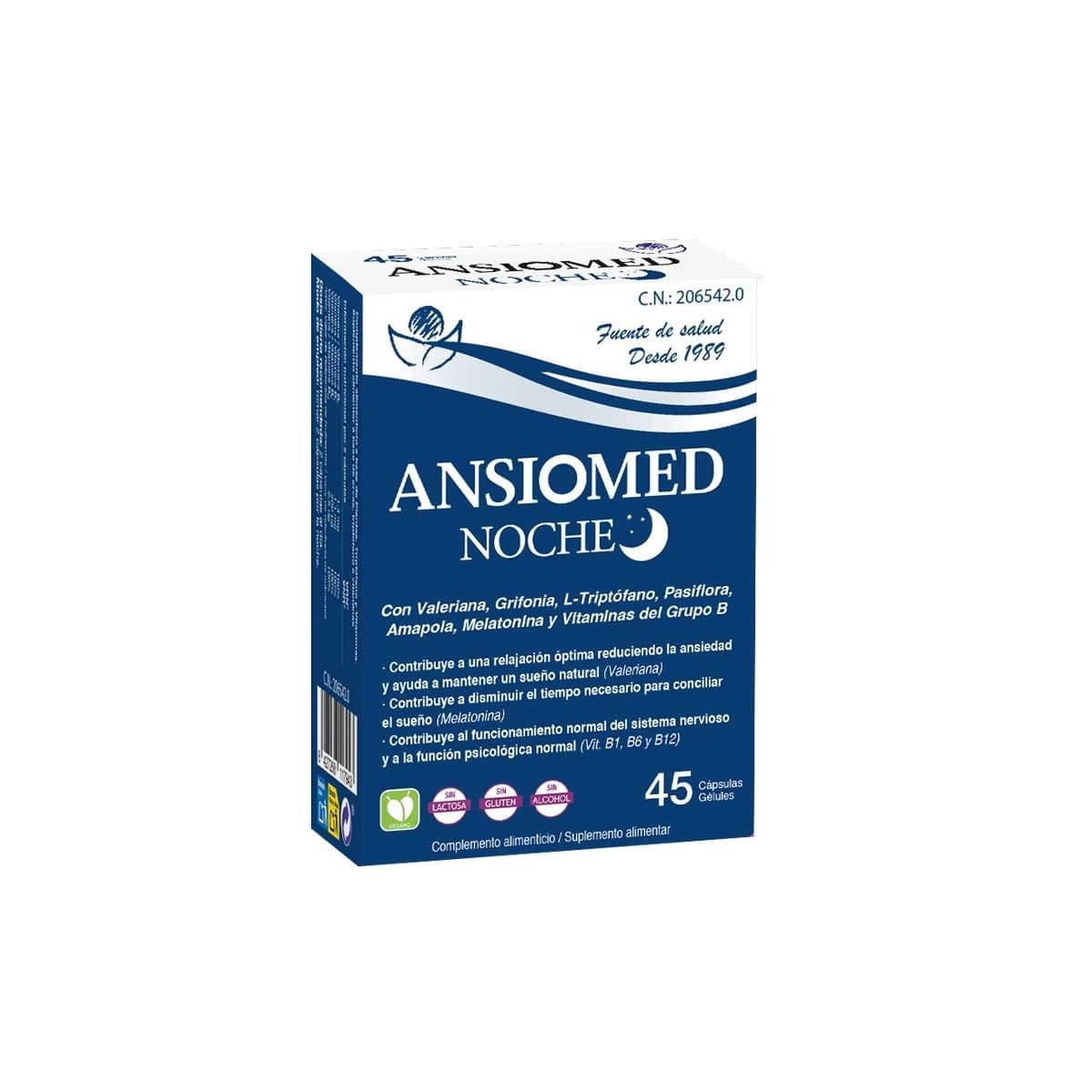 Ansiomed Noche 45 capsulas Bioserum
