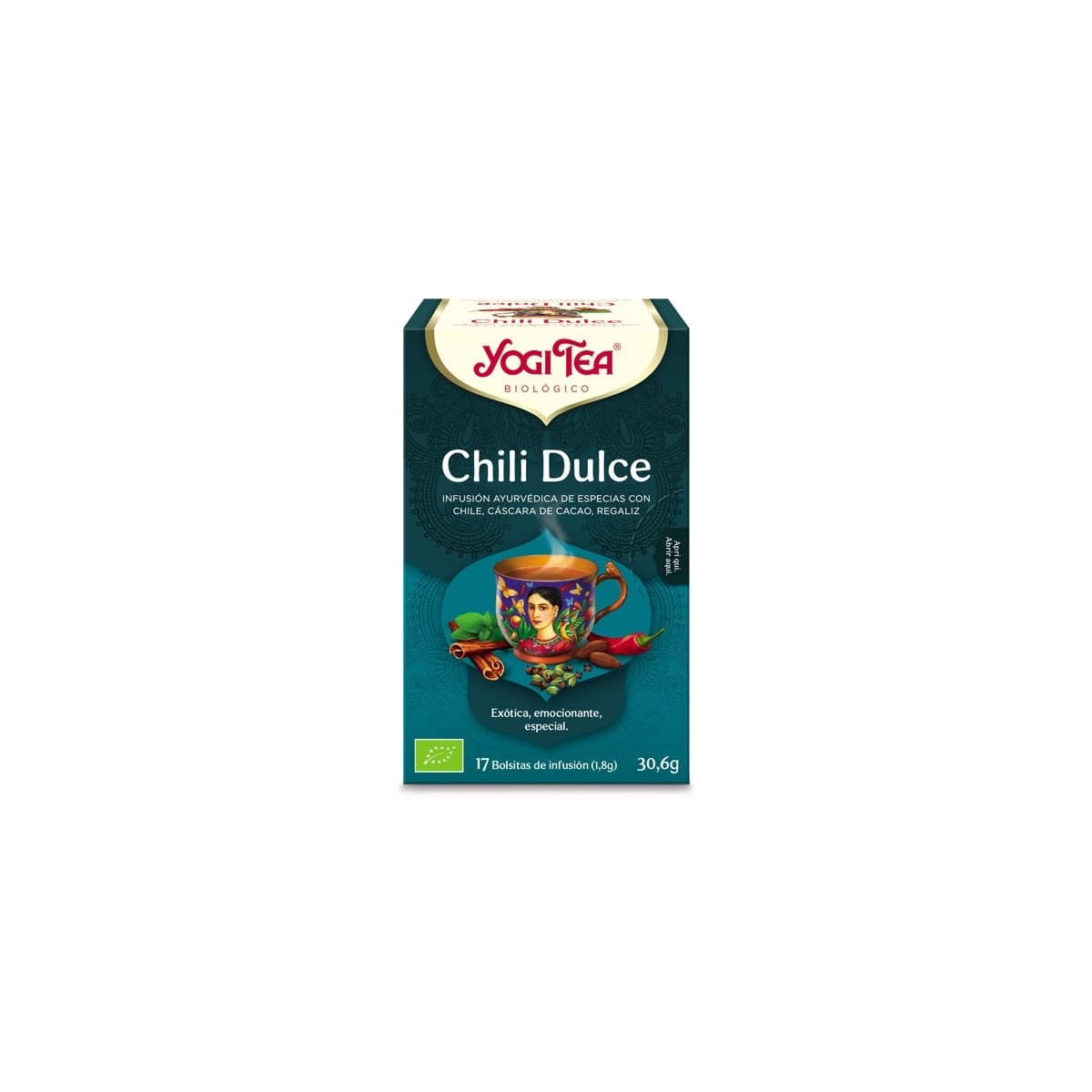 Yogi Tea Chili Dulce 17 filtros BIO