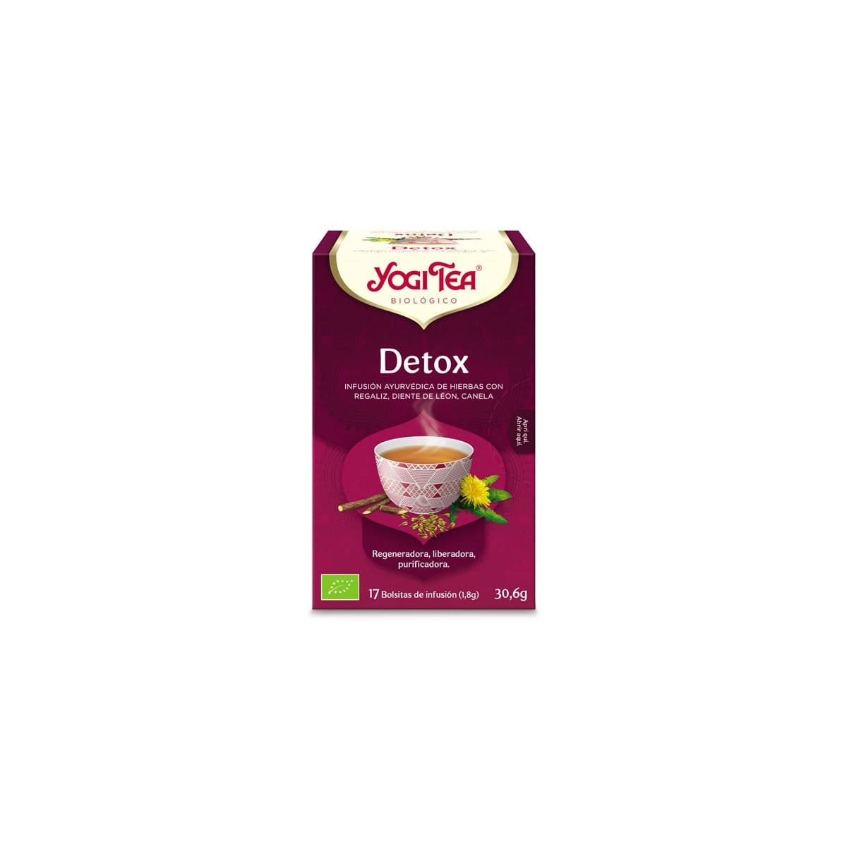 Yogi Tea Detox 17 filtros BIO