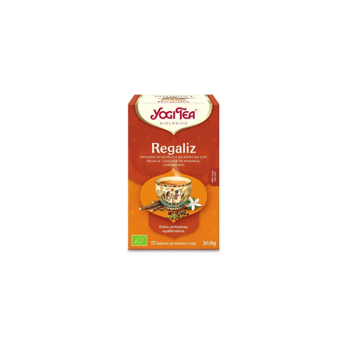 Yogi Tea Regaliz 17 filtros BIO
