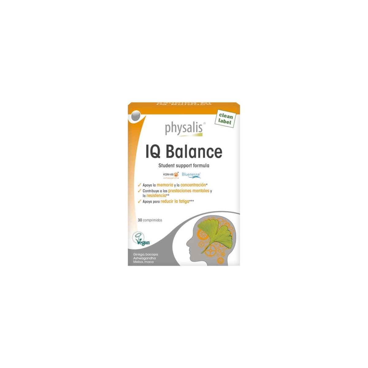 IQ balance memoria 30 comprimidos Physalis