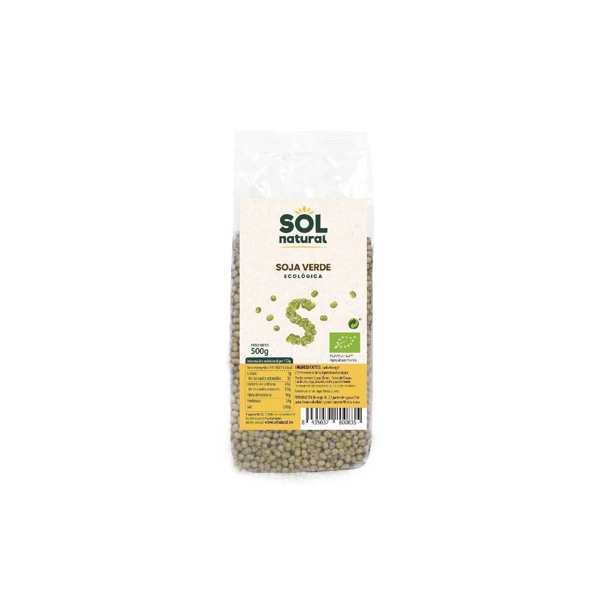 Soja Verde Bio 500g Sol Natural