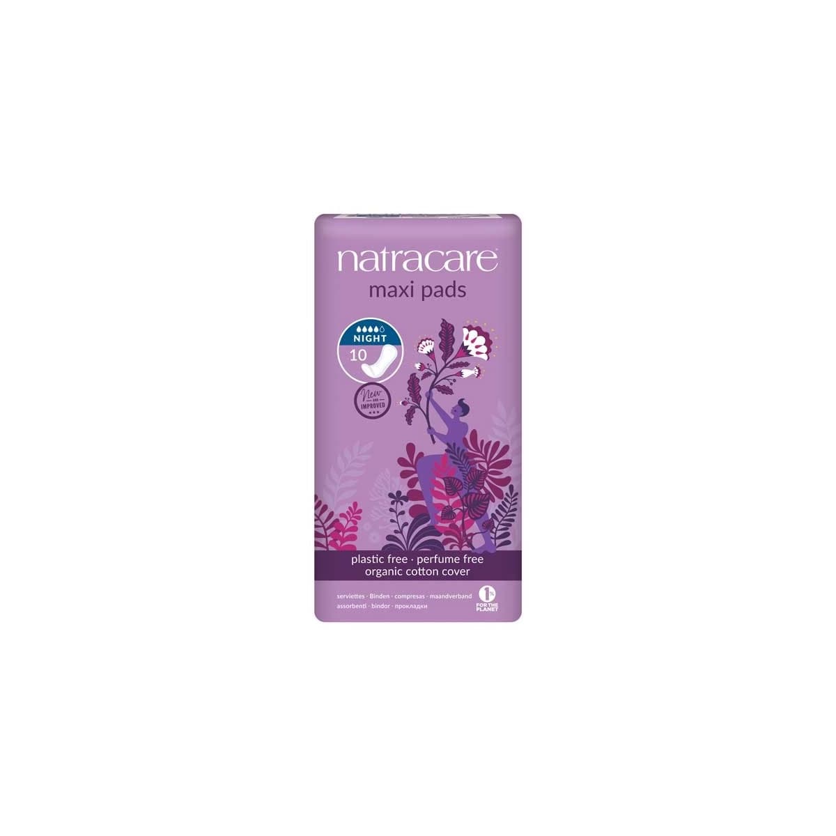 Compresa noche (maxi pad) 10 unds.Natracare