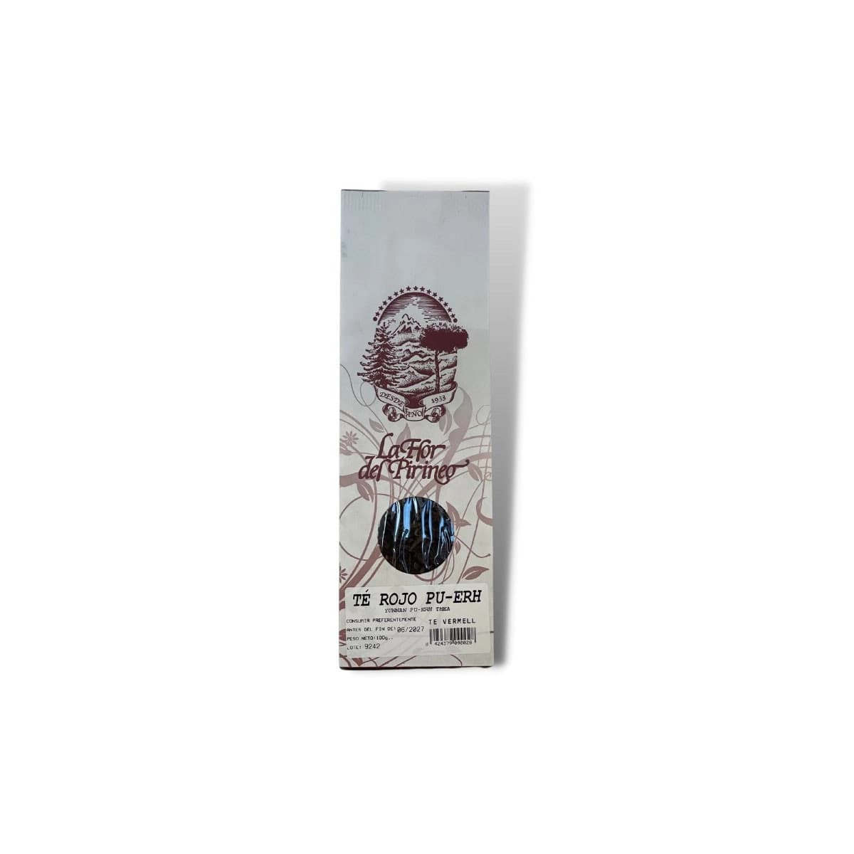 Te rojo de china pu erh 100 g La Flor del Pirineo