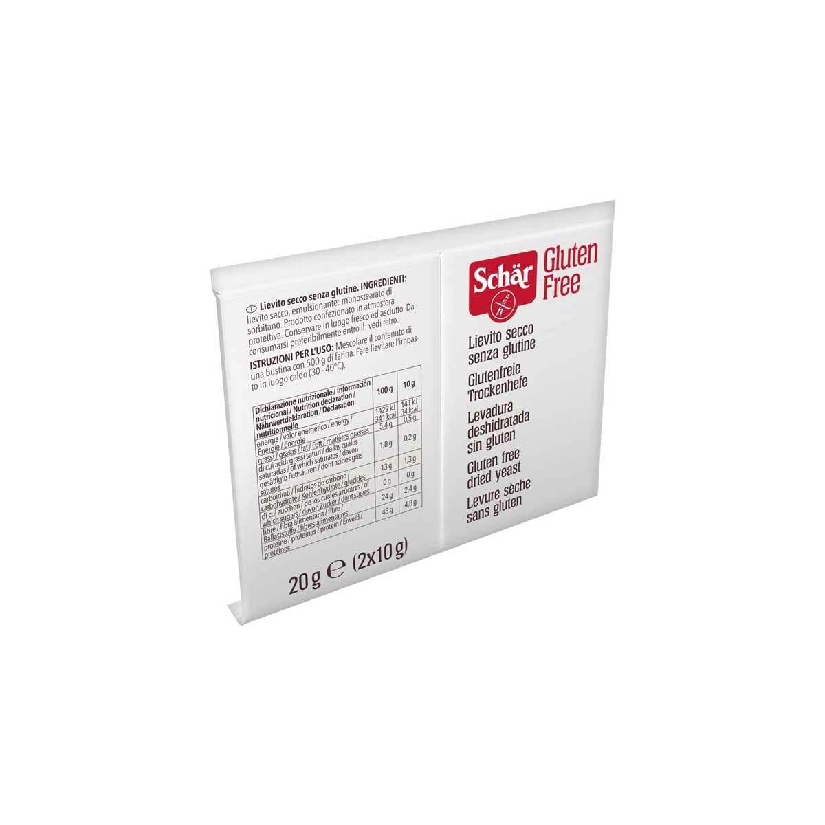 Levadura deshidratada 2x10g Schar