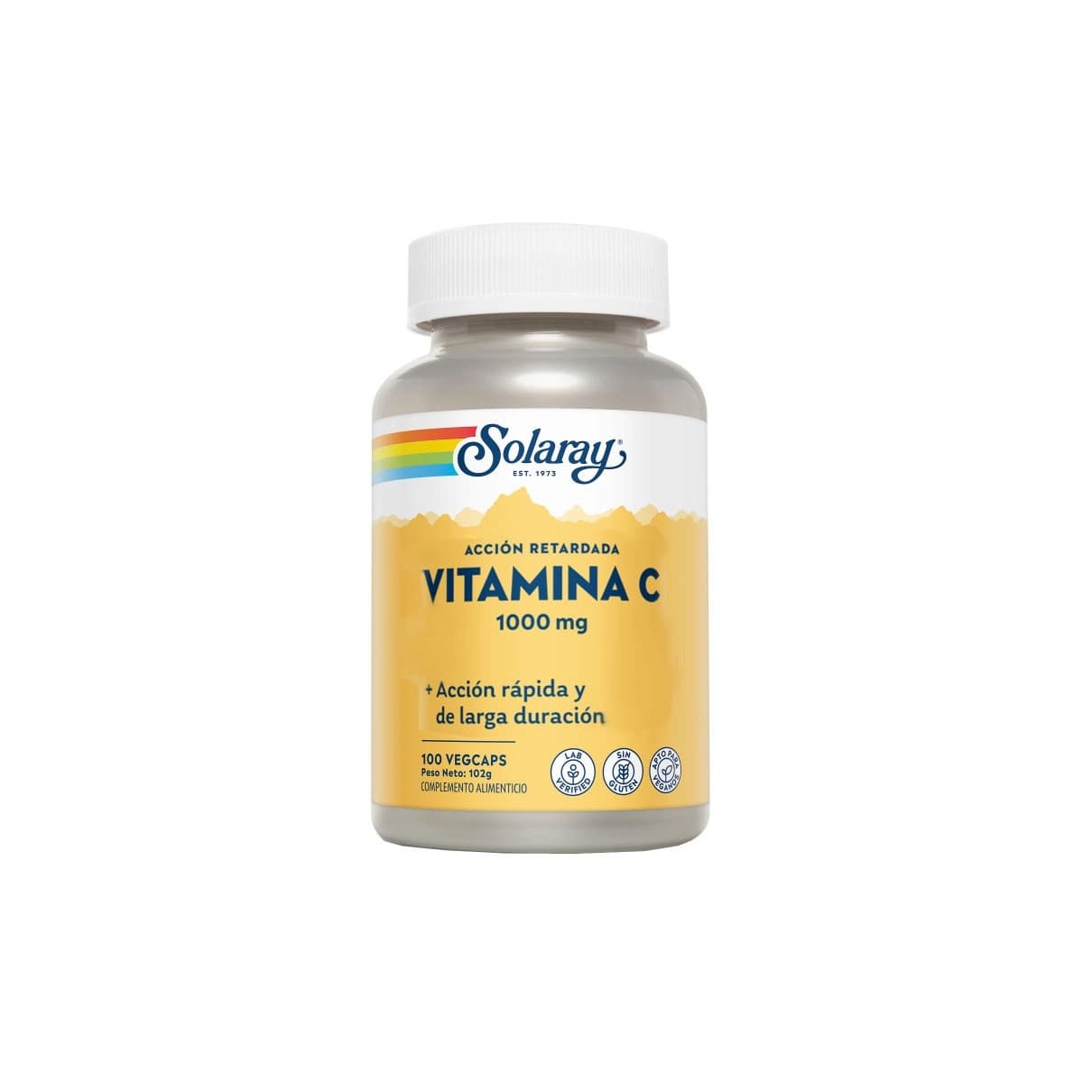 Vitamina C 1000mg A/R 100 comprimidos Solaray