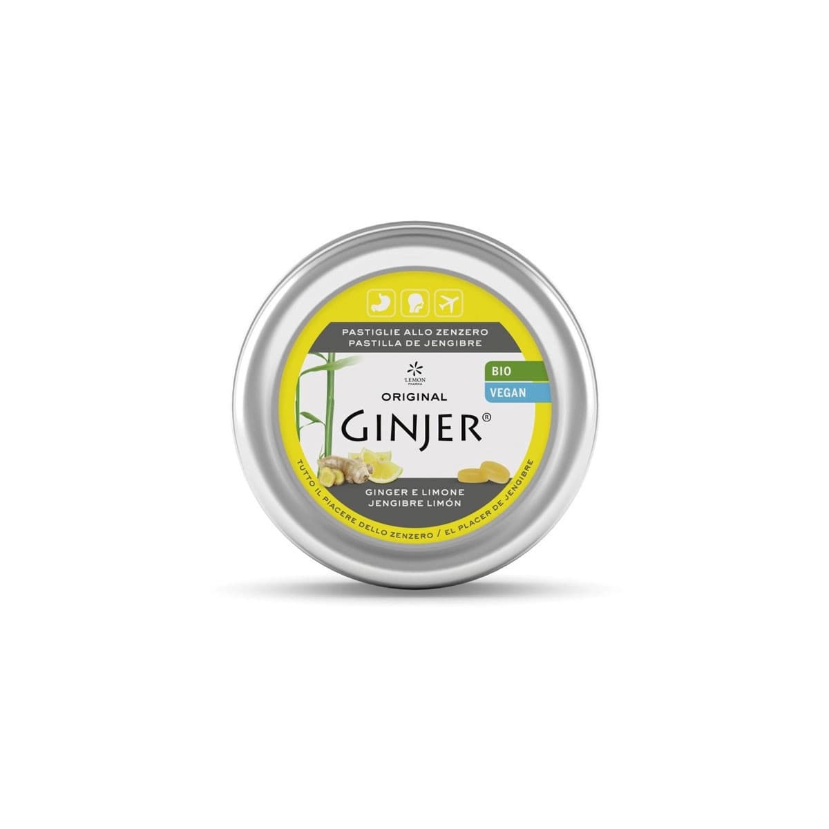 Pastillas Ginjer-Limon Bio 40g Lemon Pharma