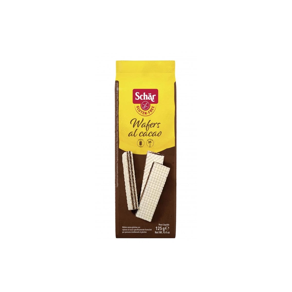 Barquillos al cacao 125g Schar