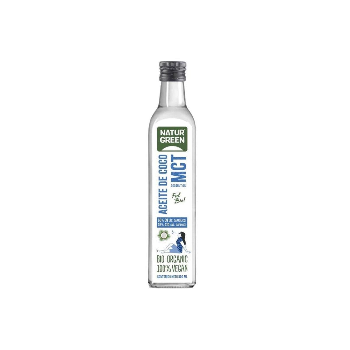 Aceite de Coco MCT Bio 500ml NaturGreen