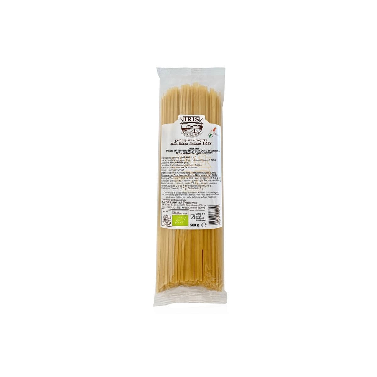 Linguine de trigo BIO 500 g IRIS