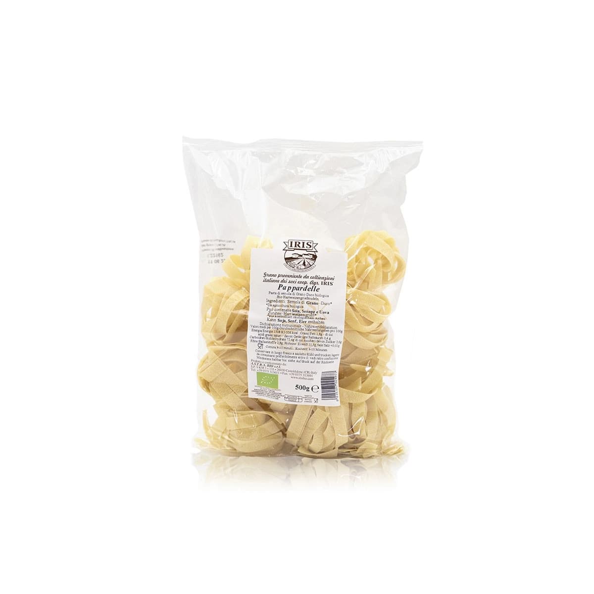 Tagliatelle de trigo BIO 500 g IRIS