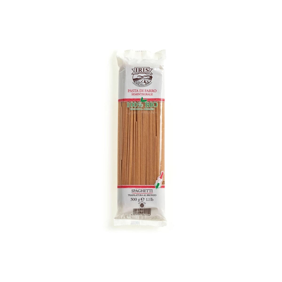 Espaguetis de espelta semintegral BIO 500g IRIS