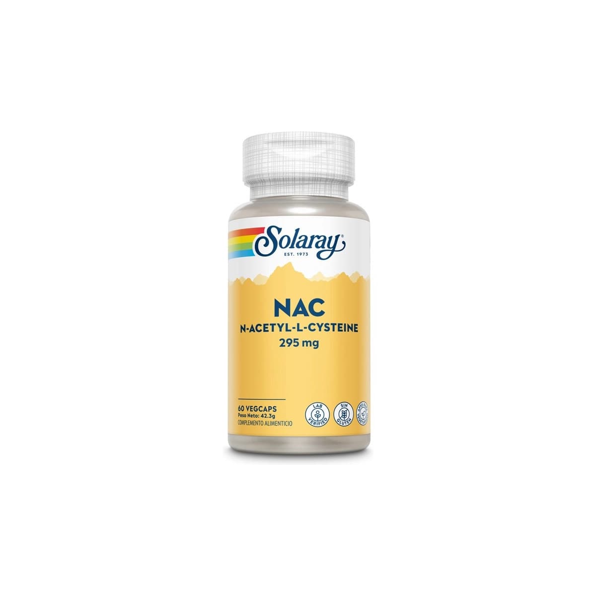 Nac 295 mg 60vcaps Solaray