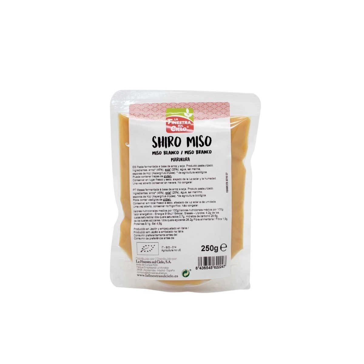 Shiro miso bio 250 g La Finestra
