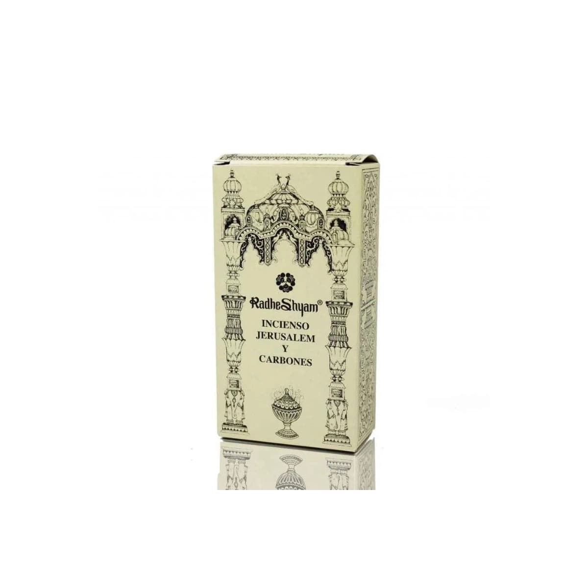 Incienso Jerusalem 50g y Carbones 10u Radhe Shyam
