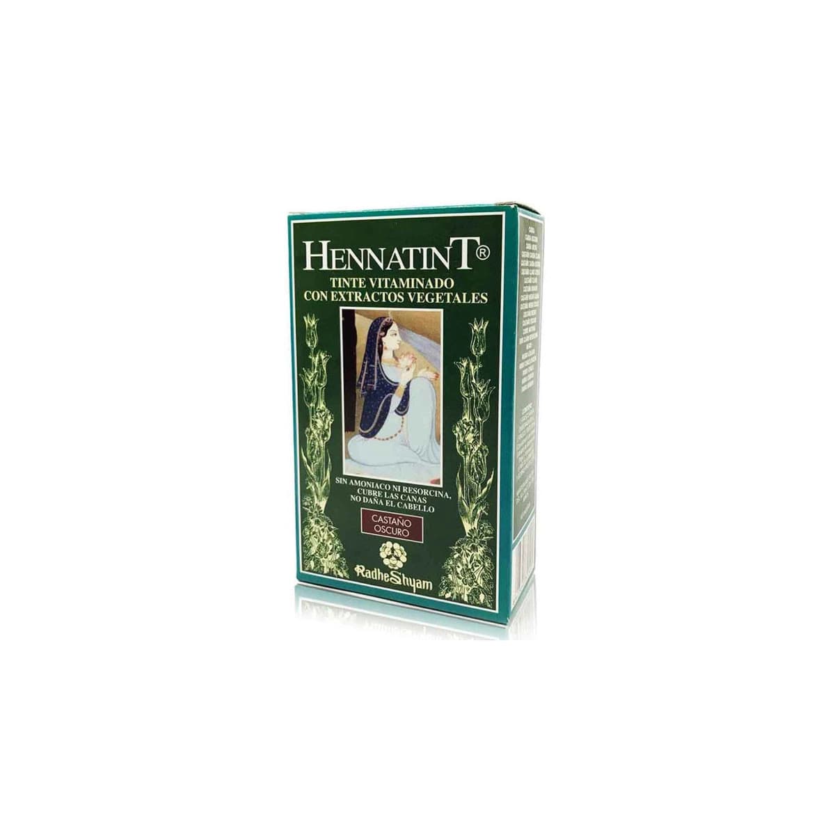 HennaTint 5 Castaño Oscuro 60ml+60ml Radhe Shyam