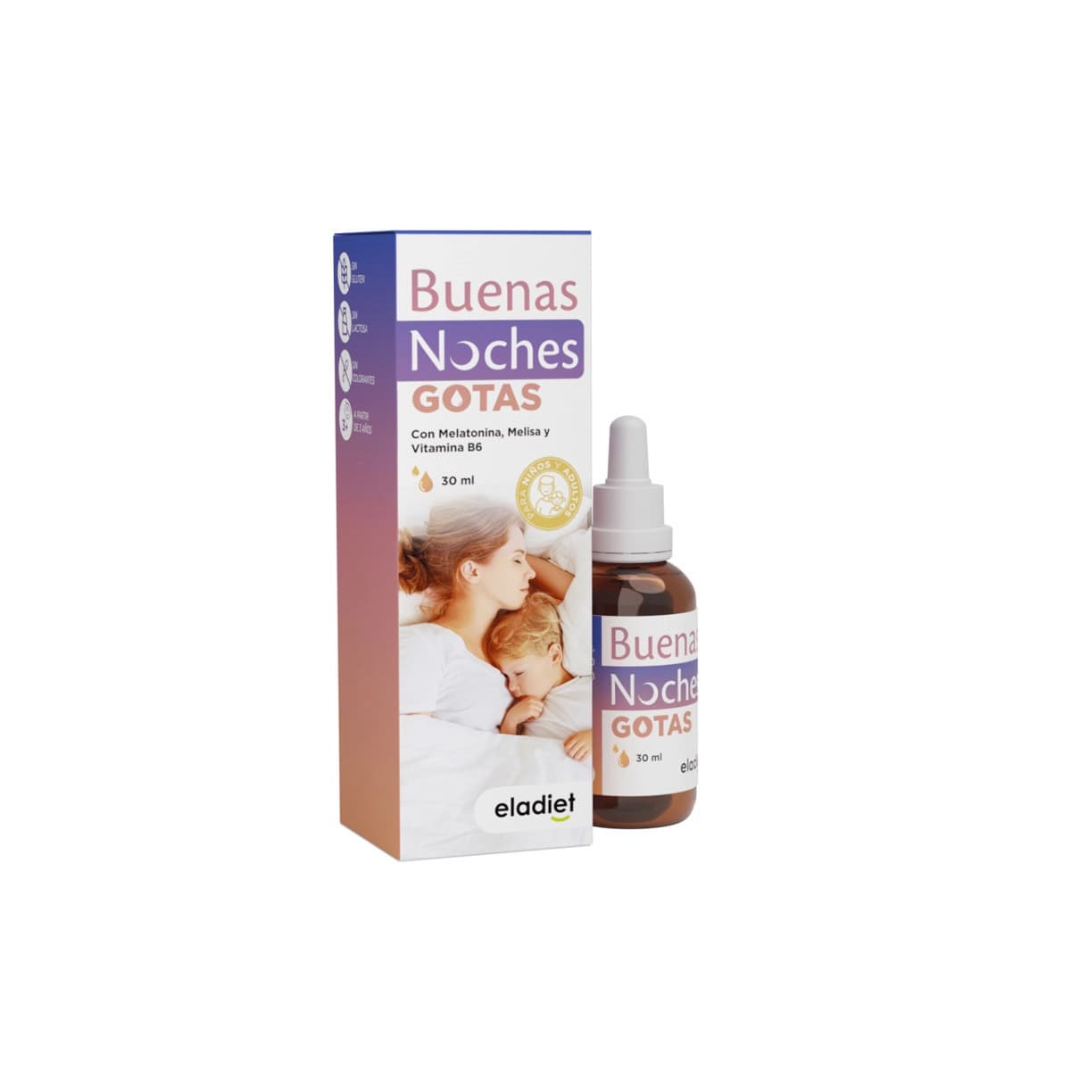 Buenas Noches Gotas para niños y adultos 30 ml Eladiet
