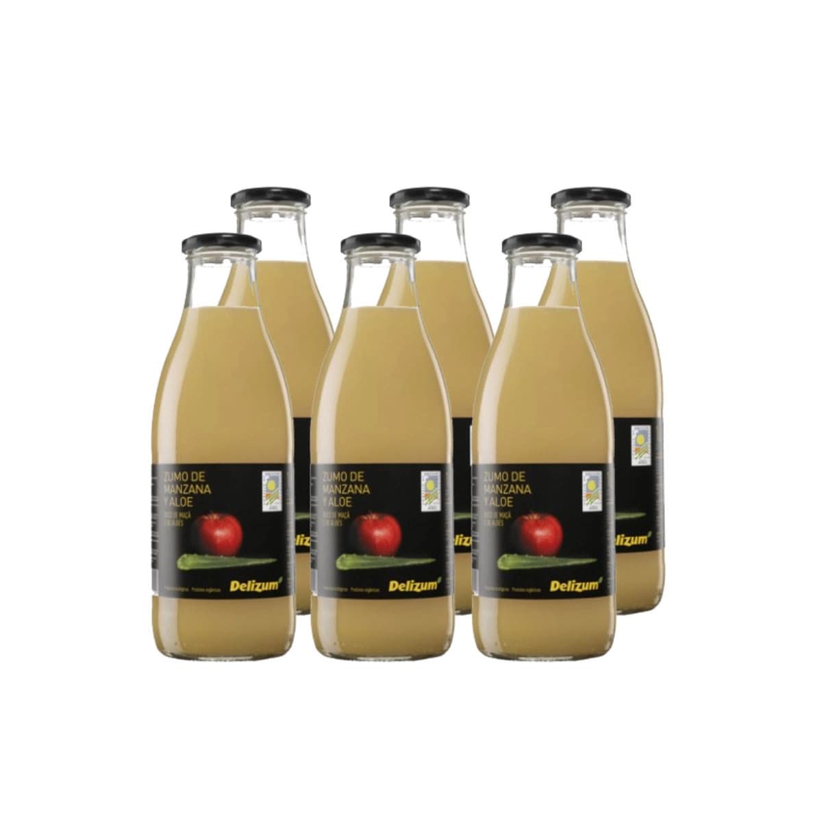 Zumo de Manzana & Aloe bio 6x750ml Delizum