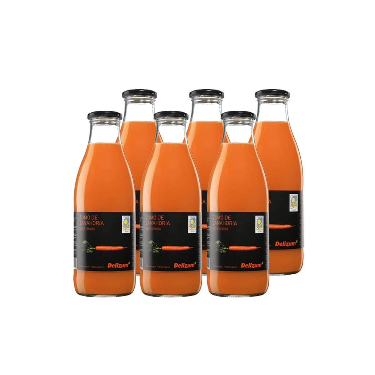 Zumo de Zanahoria bio 6x750ml Delizum