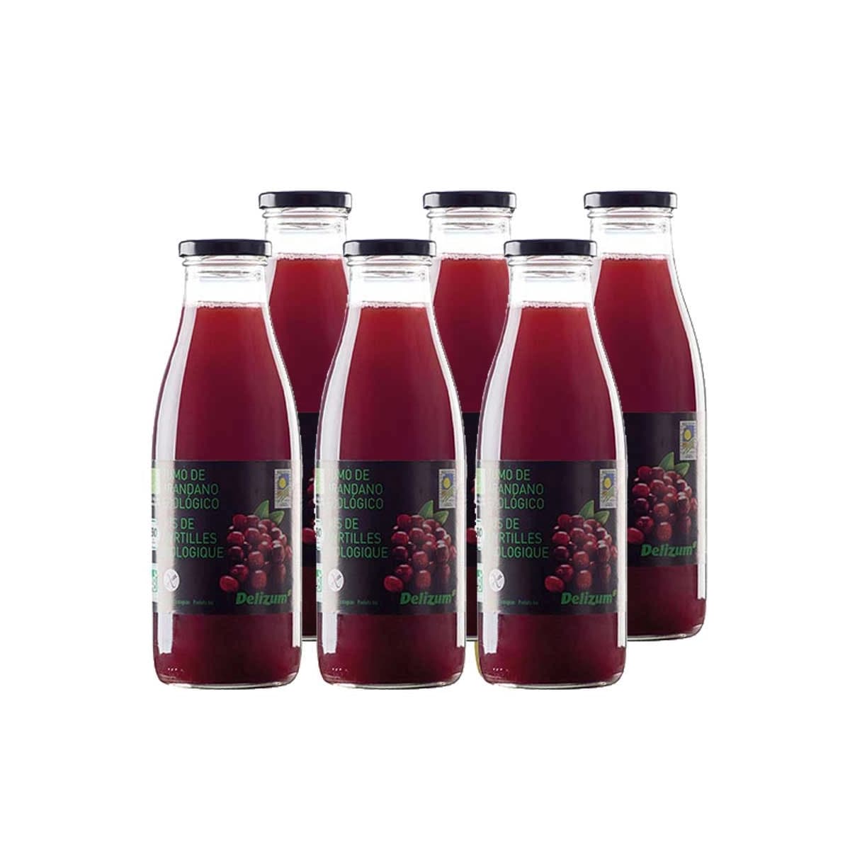 Zumo de Arandano Rojos (cranberry) bio 6x750ml Delizum
