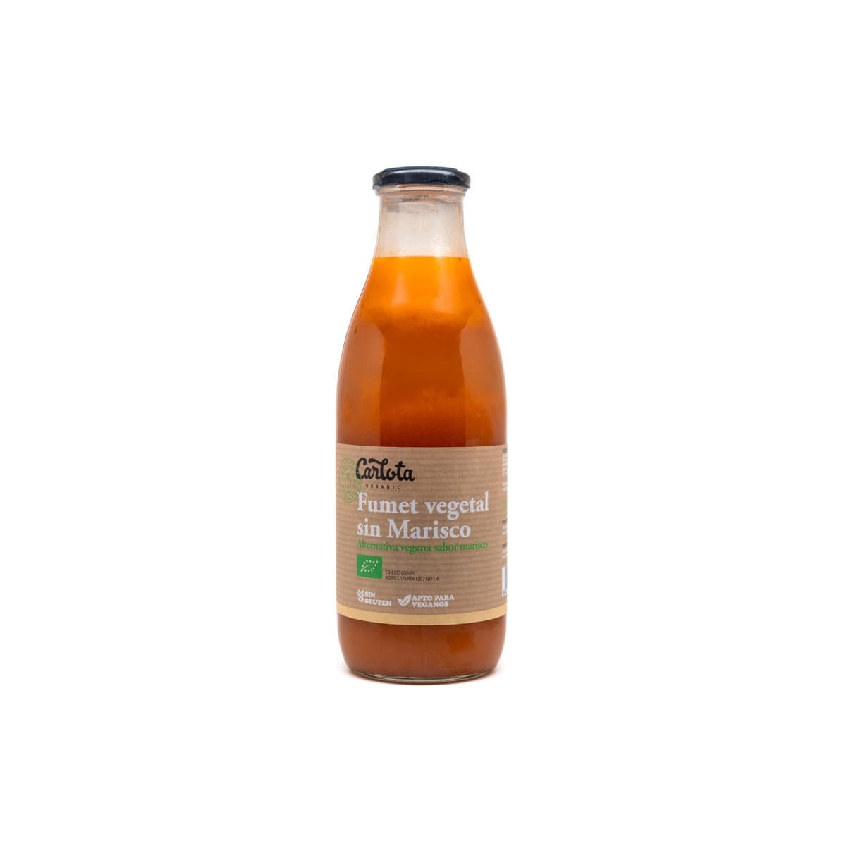 Fumet vegano sabor marisco 1 litro Carlota Organic
