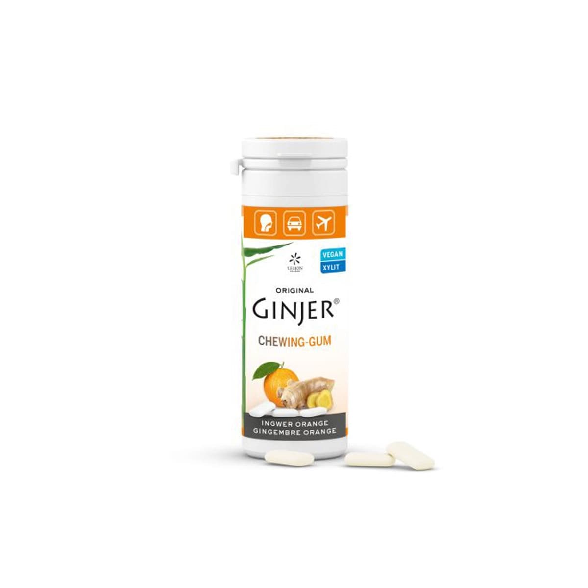 Chicles Ginjer Naranja 30g Lemon Pharma
