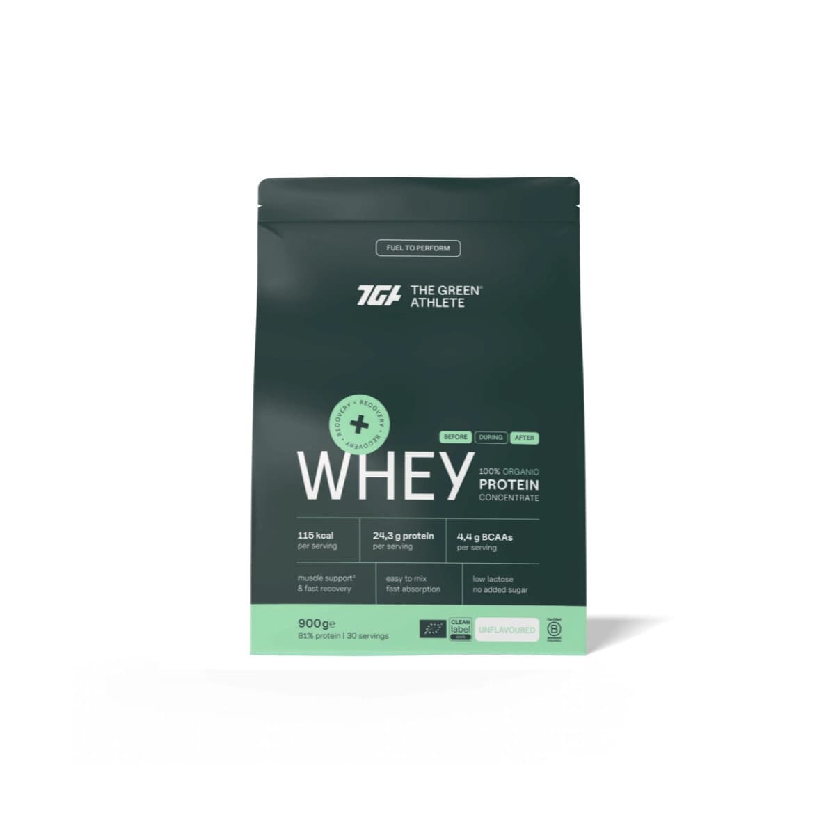 Whey protein concentrada sin sabor Bio 900g TGA