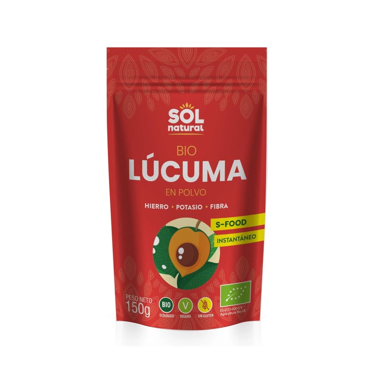 Lucuma en polvo Bio 150g Sol Natural