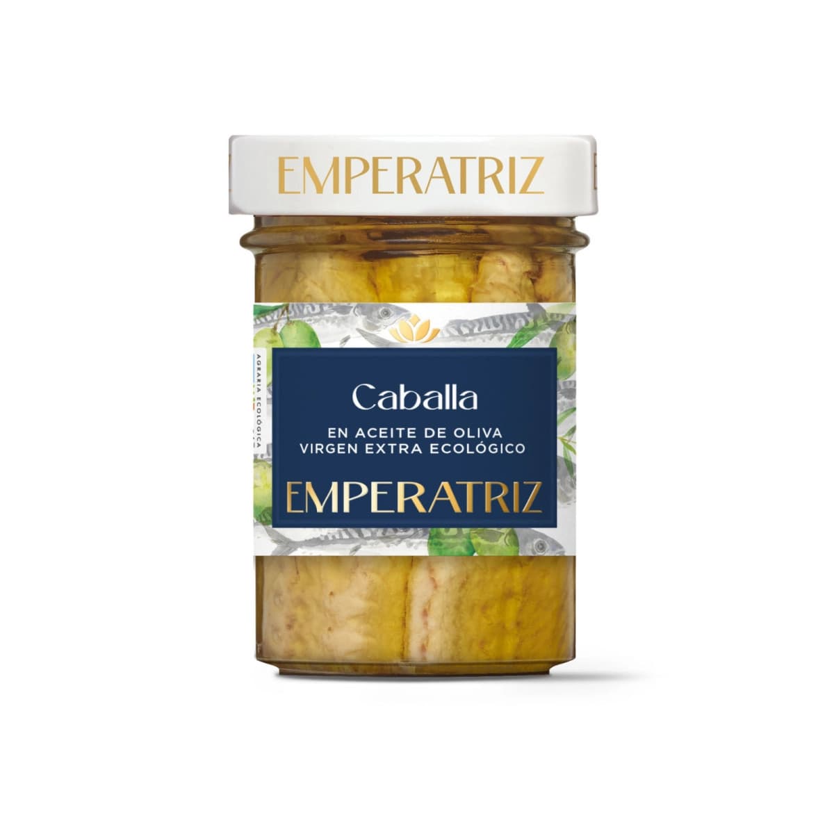 Caballa en Aceite de Oliva Virgen Extra Ecologico 212ml Emperatriz