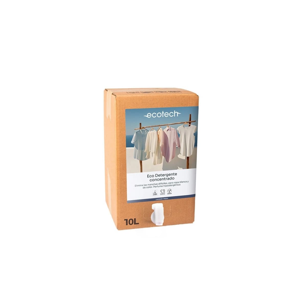EcoDetergente concentrado LAUNDRY FRESH 10L Ecotech
