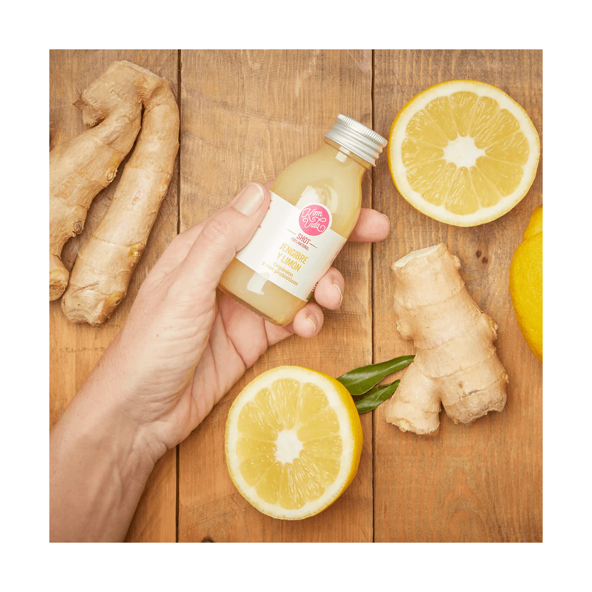 Shot Jengibre y limon Bio 100ml Komvida