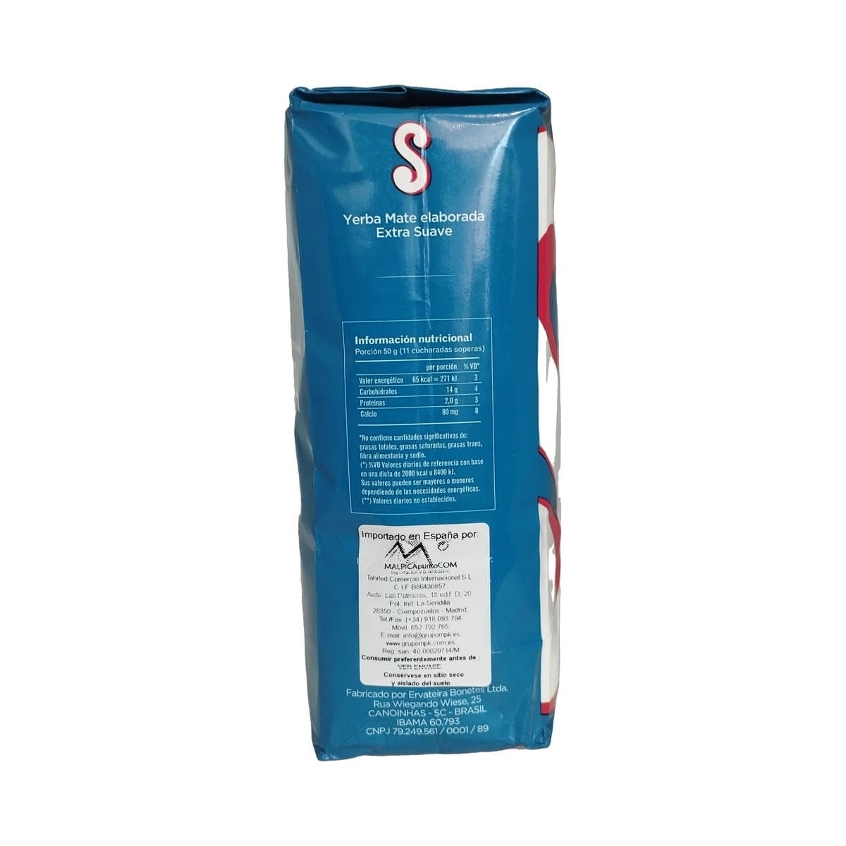 Yerba mate Azul extra suave 1 kg Sara