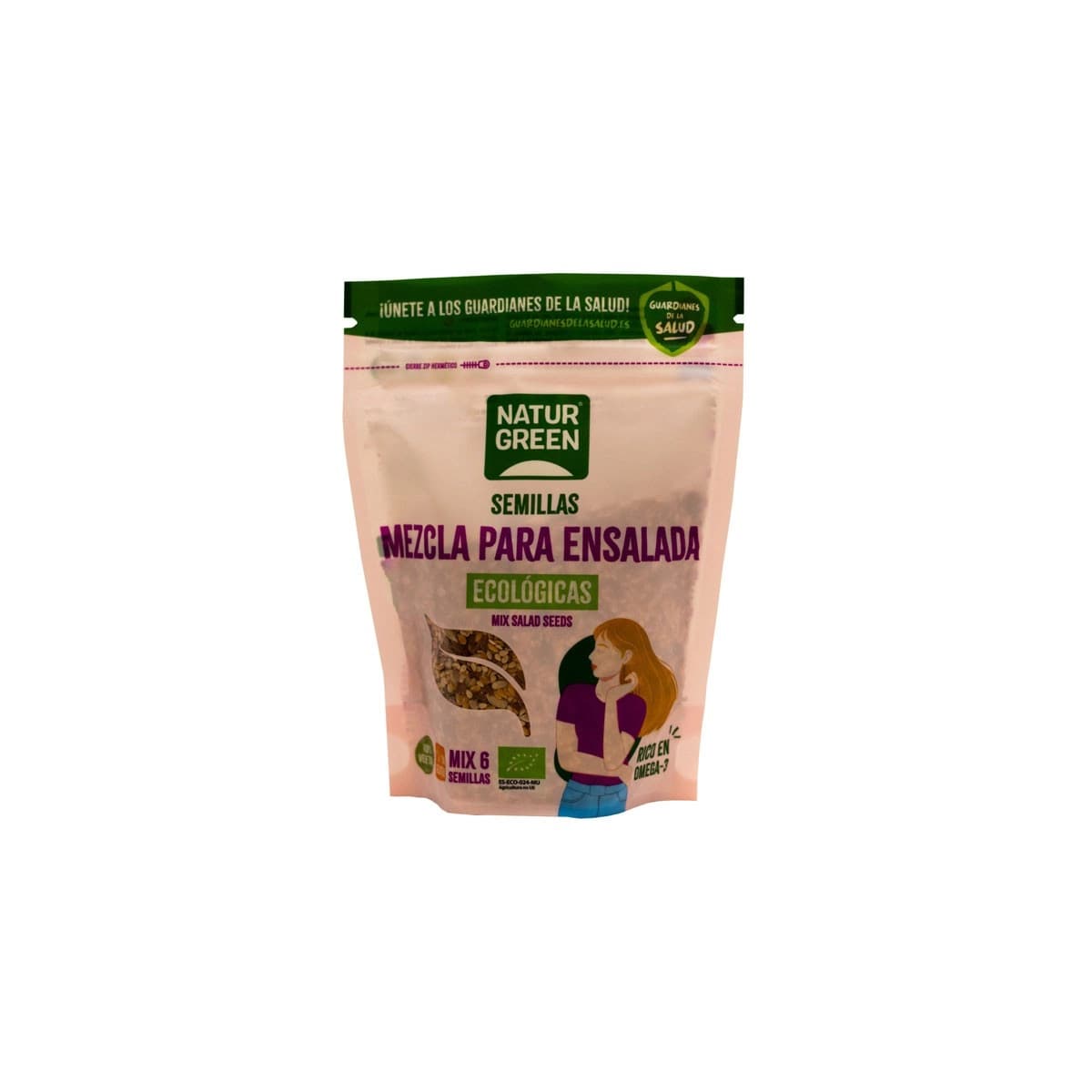 Mezcla 6 Semillas Ensaladas bio 200g Naturgreen