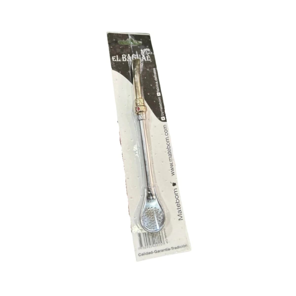 Bombilla metal 19cm Bagual