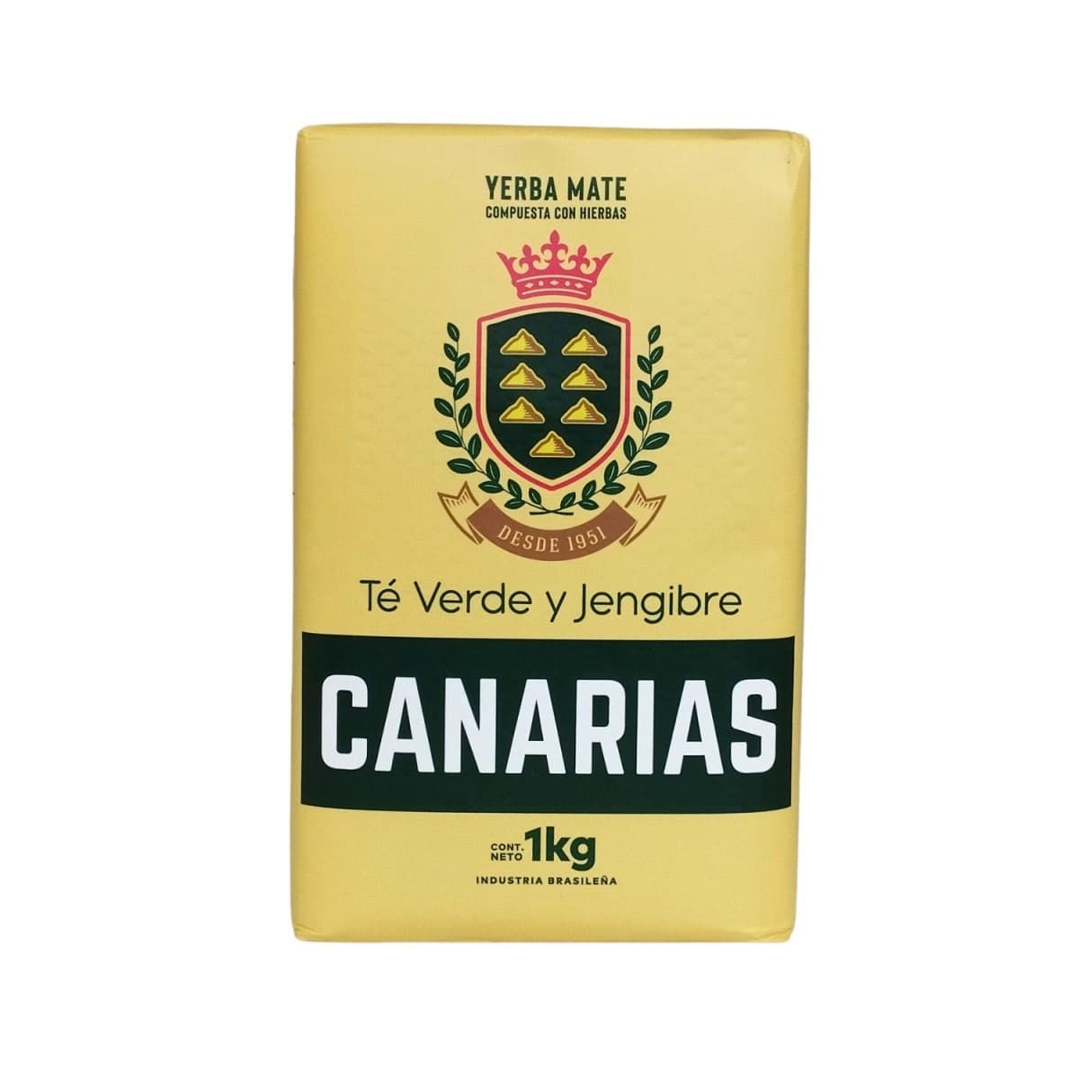 Yerba mate Te verde y jengibre 1kg Canarias