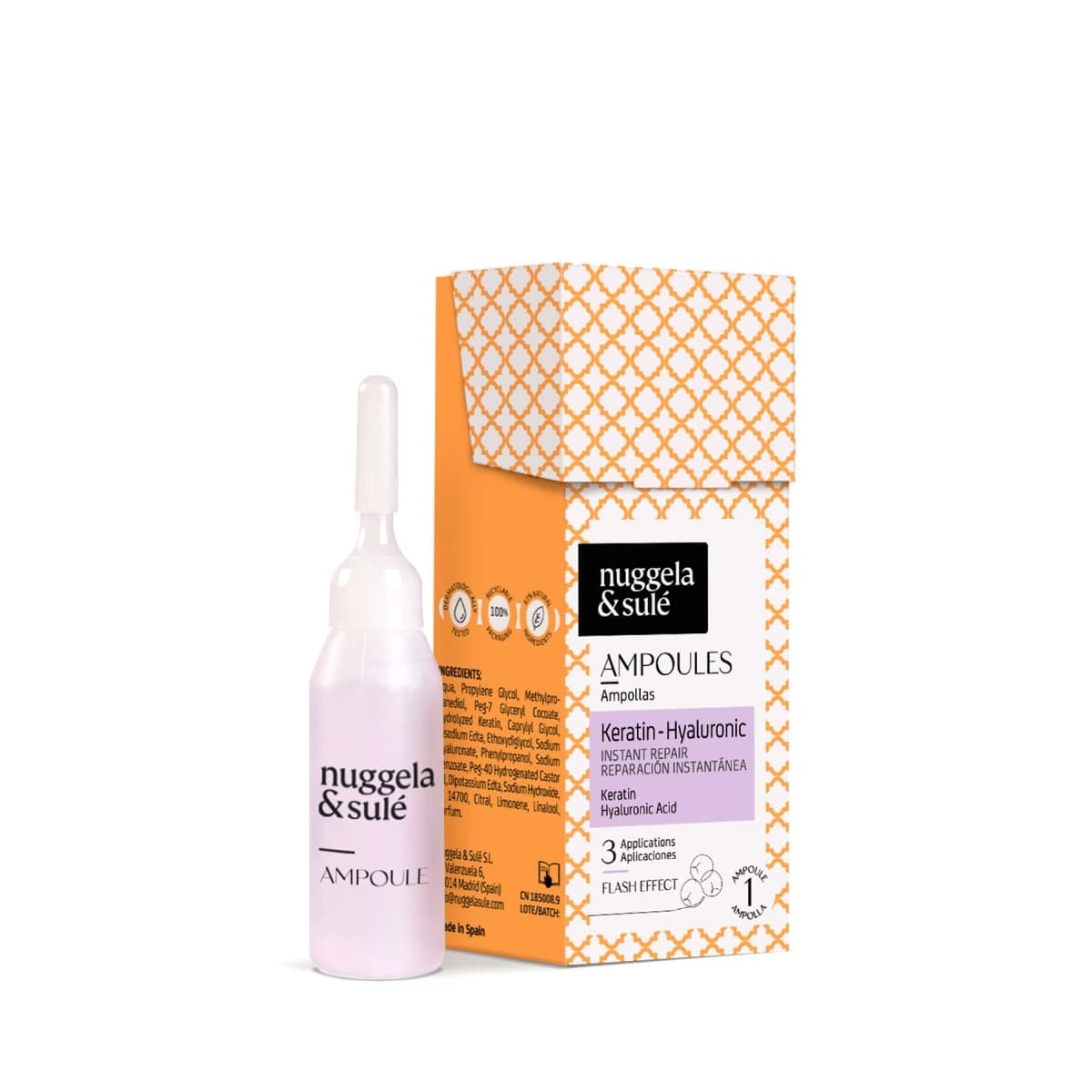 Ampolla keratina-hialuronico 10ml Nuggela & sule