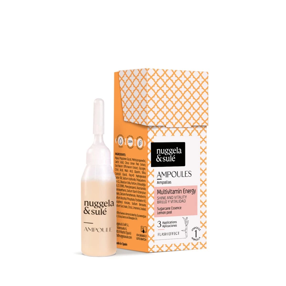 Ampolla multivitaminas energy 10ml Nuggela & sule