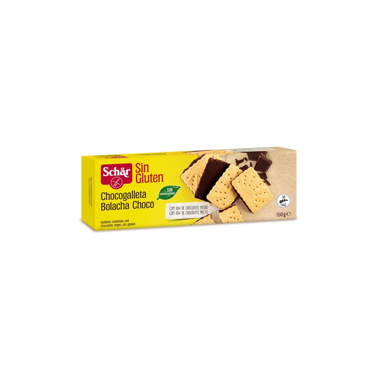 Galletas de chocolate 150 g Schar