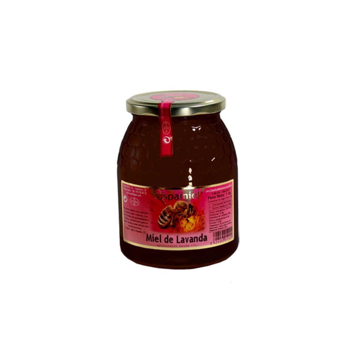 Miel de lavanda 1kg Hispamiel