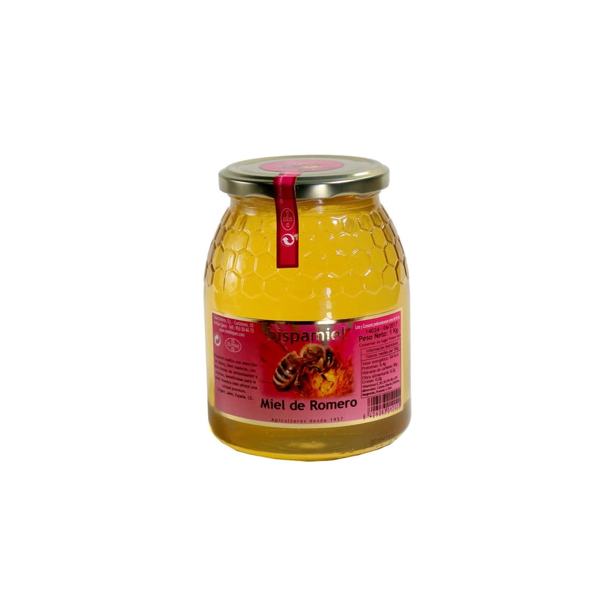 Miel de romero 1kg Hispamiel