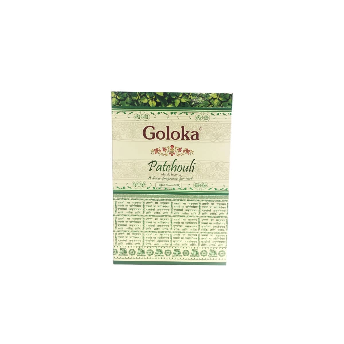 Incienso Goloka Patchouli 12x15g Nag Champa