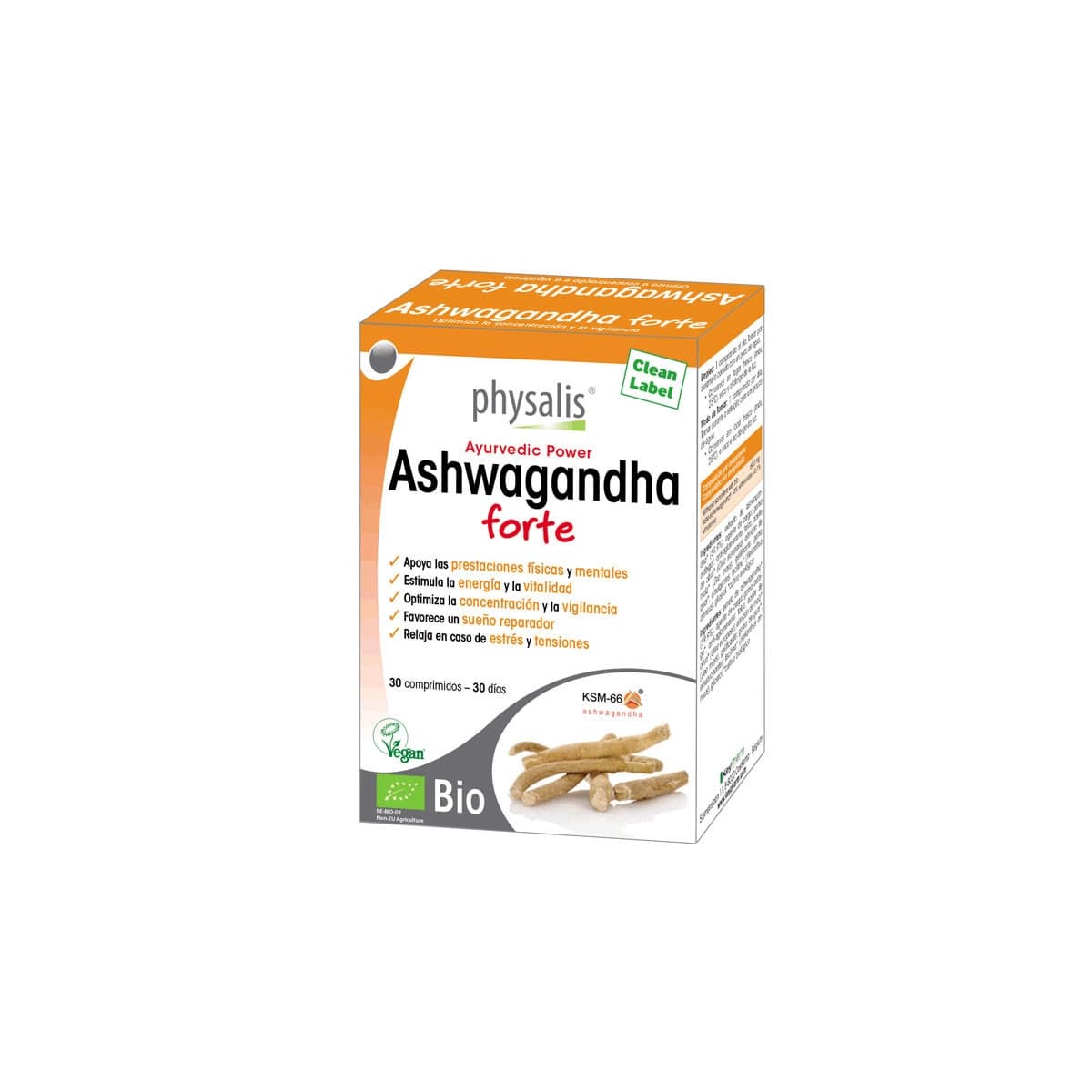 Ashwagandha Forte Bio 30 comprimidos Physalis