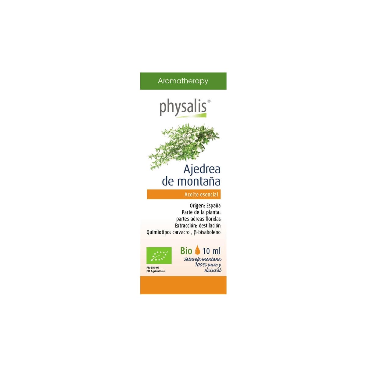 Aceite esencial de ajedrea bio 10 ml Physalis