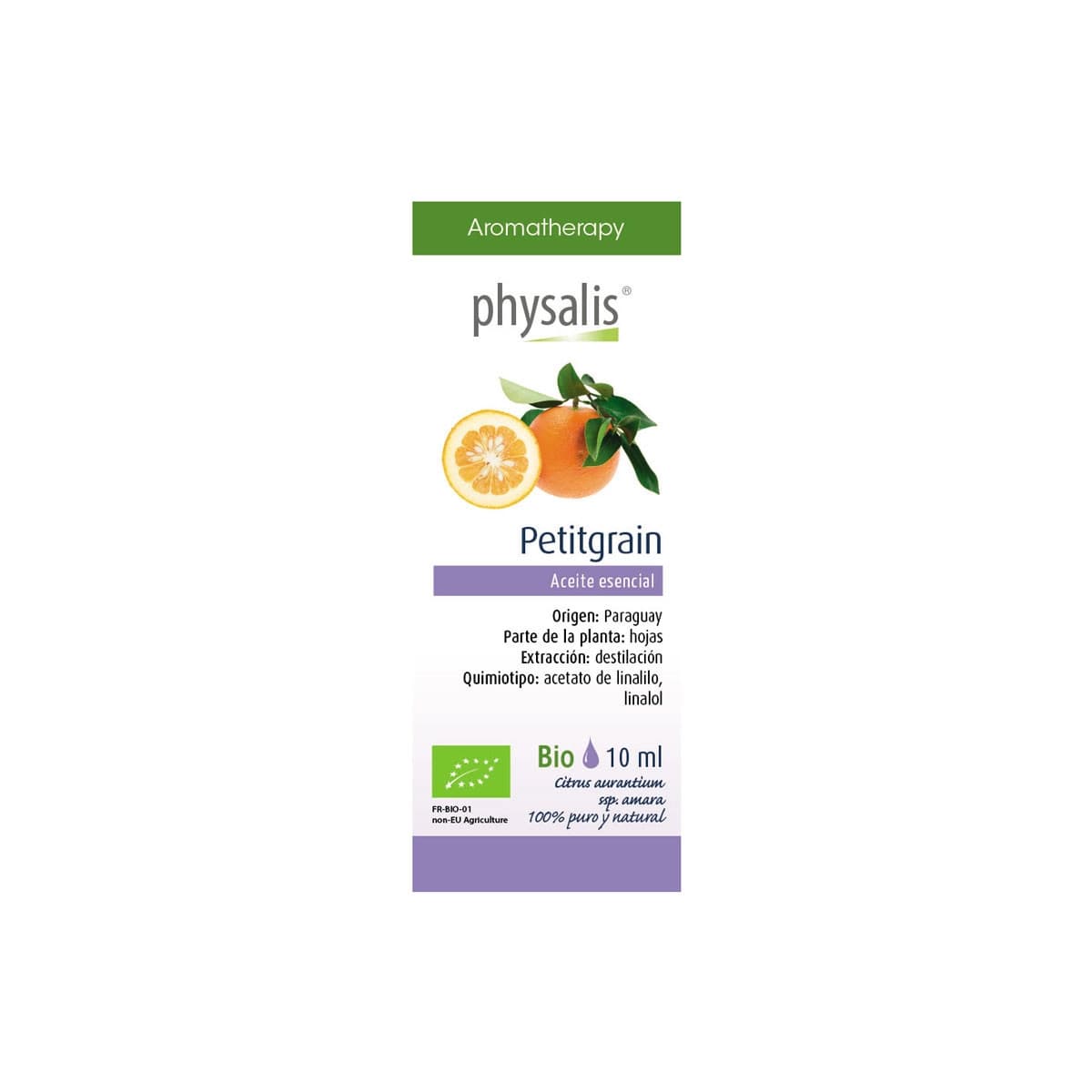 Aceite esencial de petitgrain bio 10ml Physalis