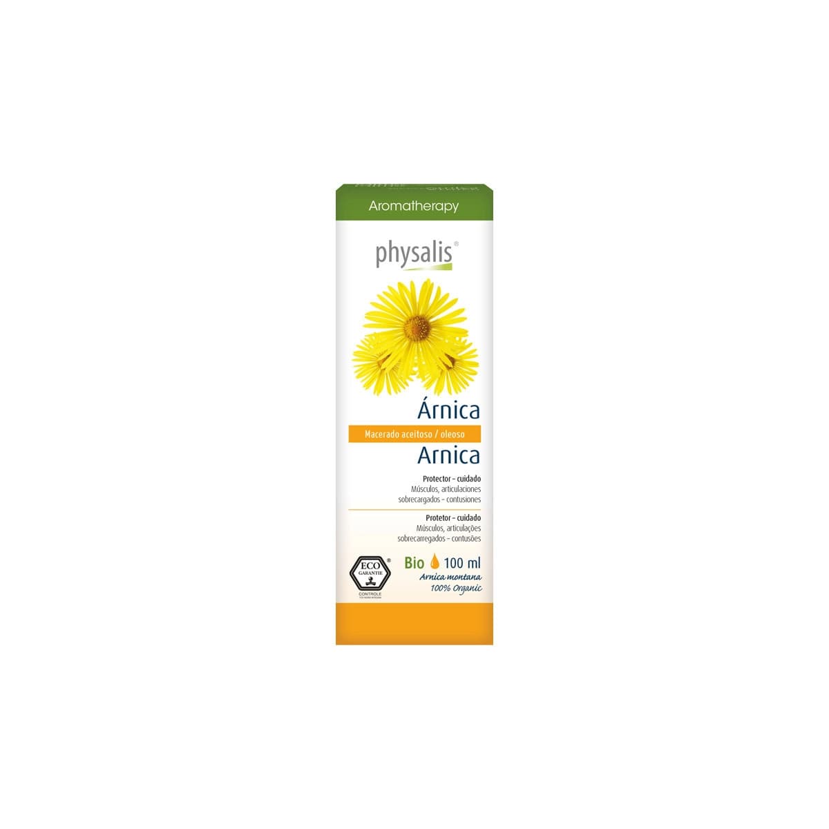 Aceite vegetal de Arnica bio 100 ml Physalis