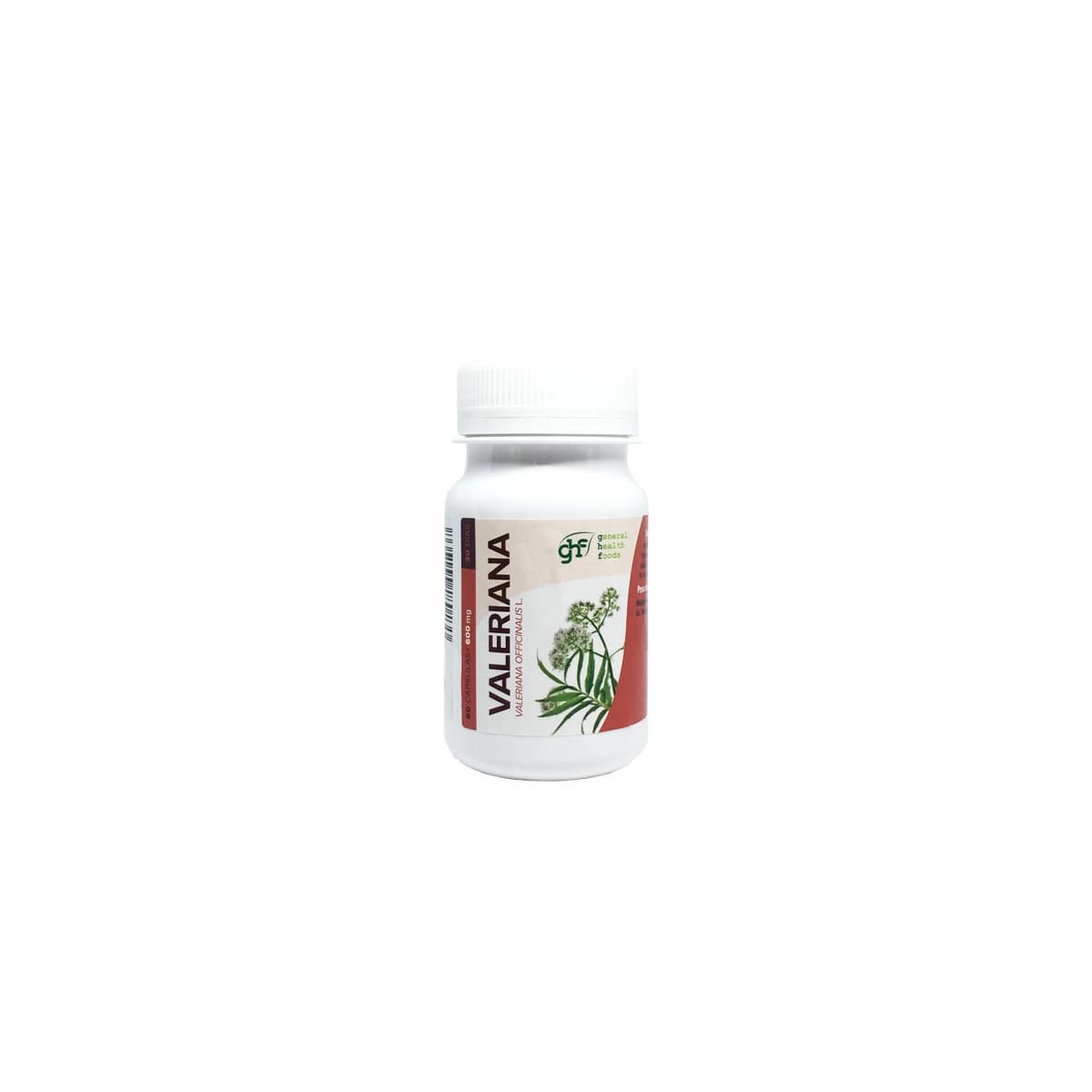 Valeriana 600mg 60 cápsulas GHF