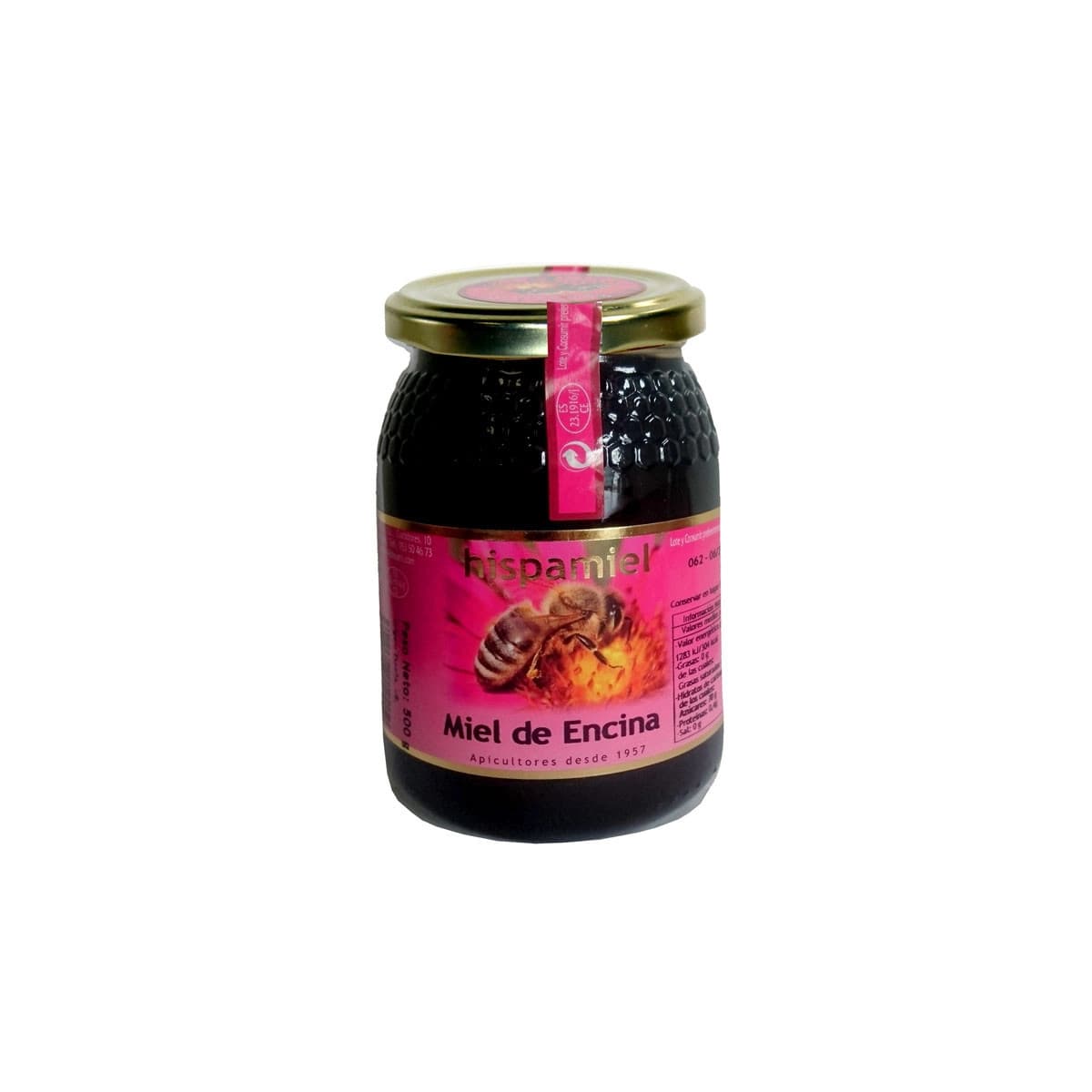 Miel de encina 500g Hispamiel